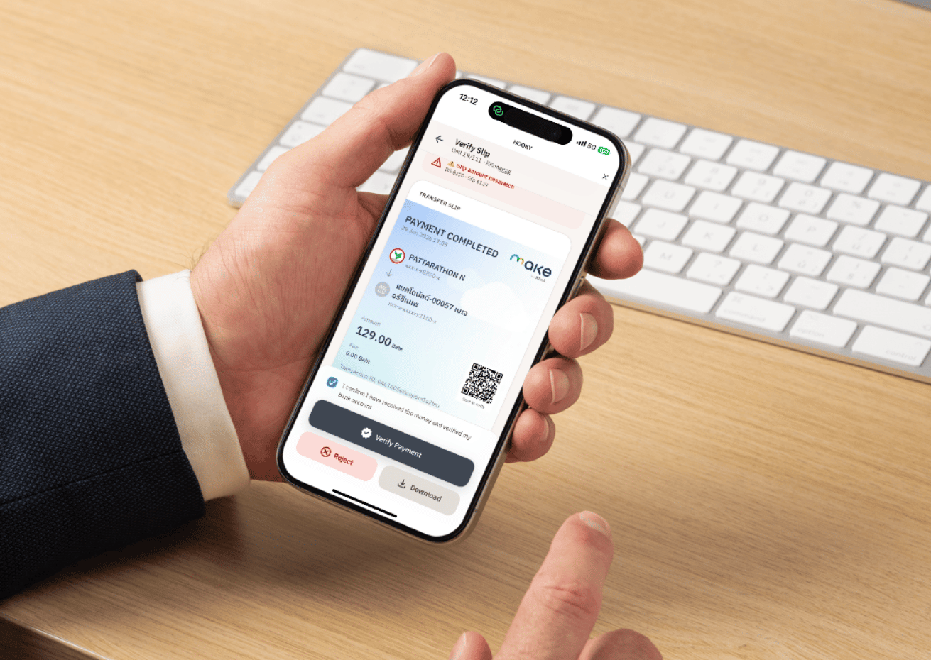 HOOKY digital receipt